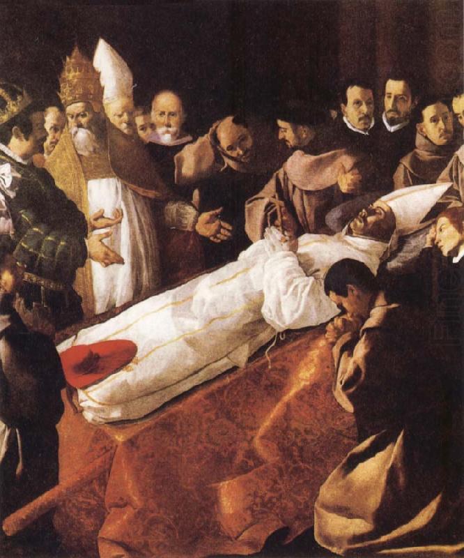 The Death of St Bonaventura, Francisco de Zurbaran